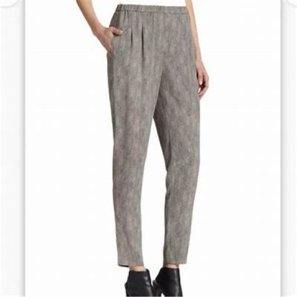 Eileen Fisher Pants - Eileen Fisher 100% silk crepe georgette pants. 1X